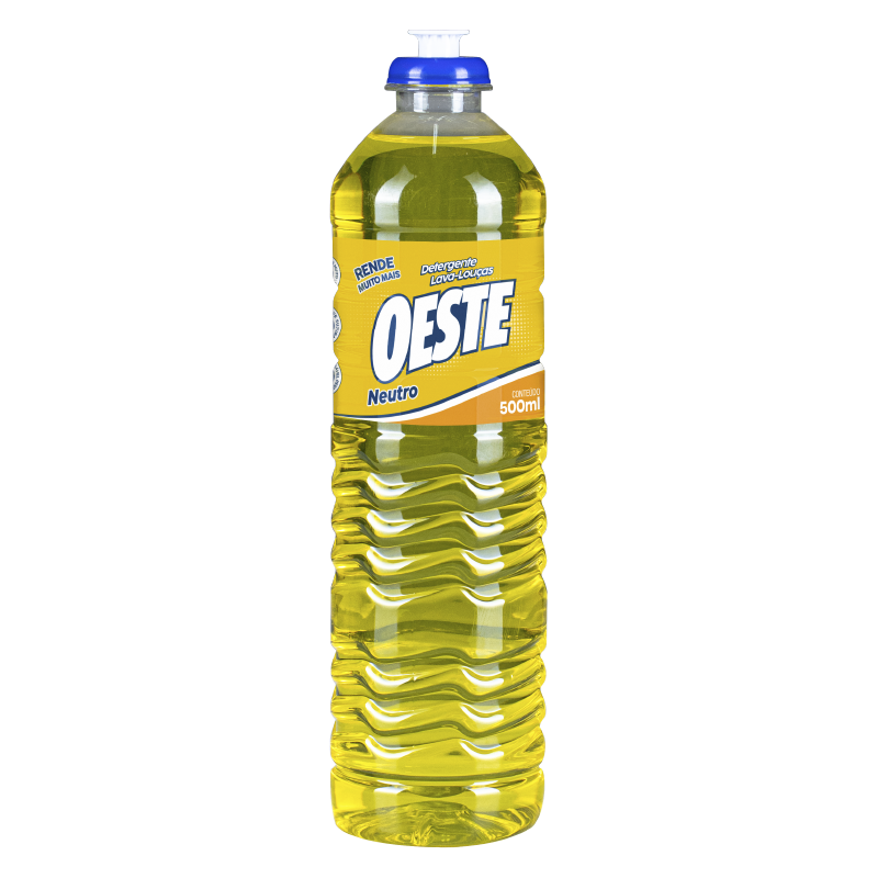 lava loucas oeste neutro 500ml- produtos oeste